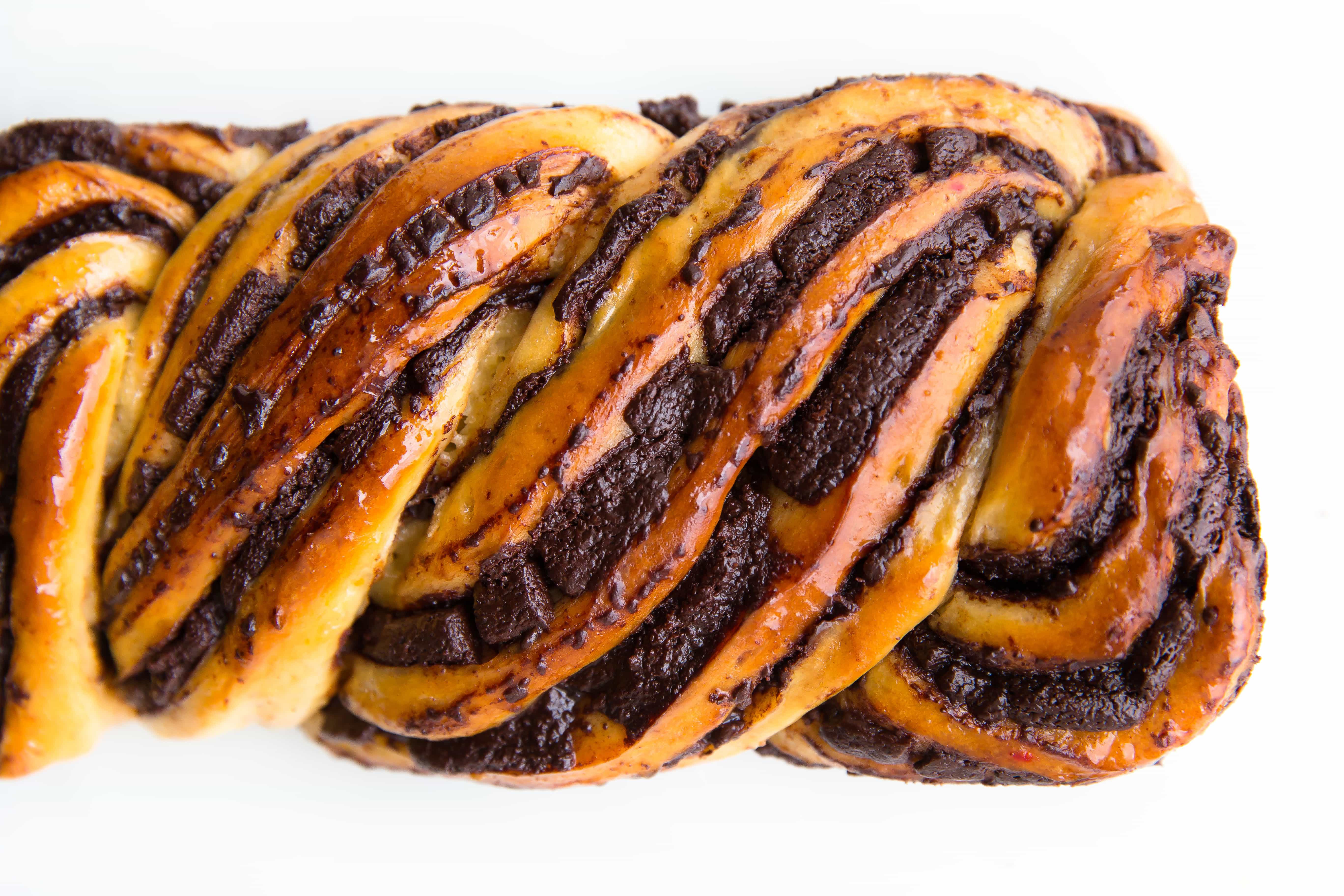 loaf of chocolate babka