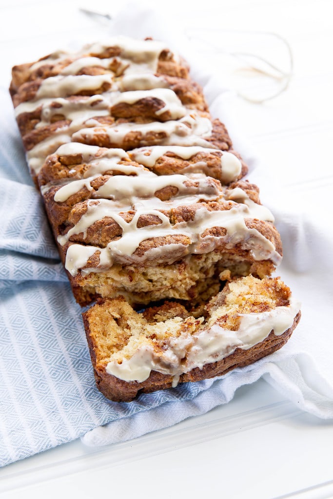 This French Toast Scone Bread packs warm cinnamon, vanilla, and hints of maple in a fluffy pull-apart loaf. Breakfast just got a whole lot more fun!