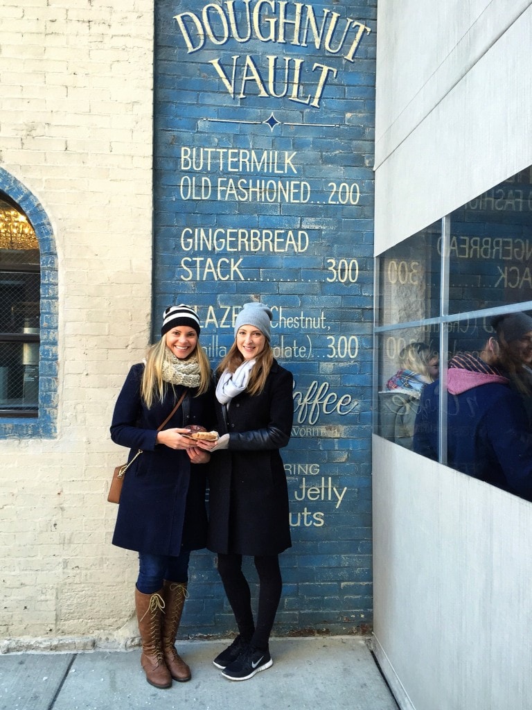 Two friendies and their donuts