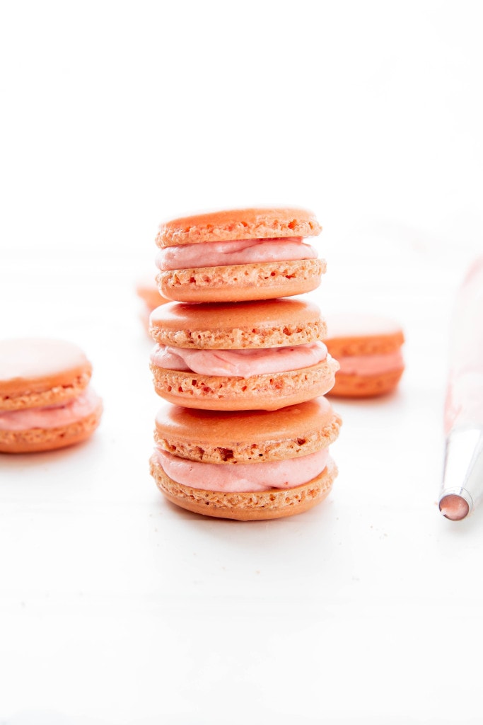 Pink Lemonade Macarons are like springtime in your mouth!