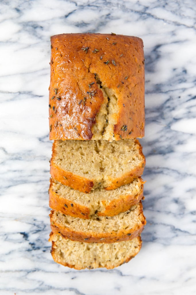 Banana Lavender Bread