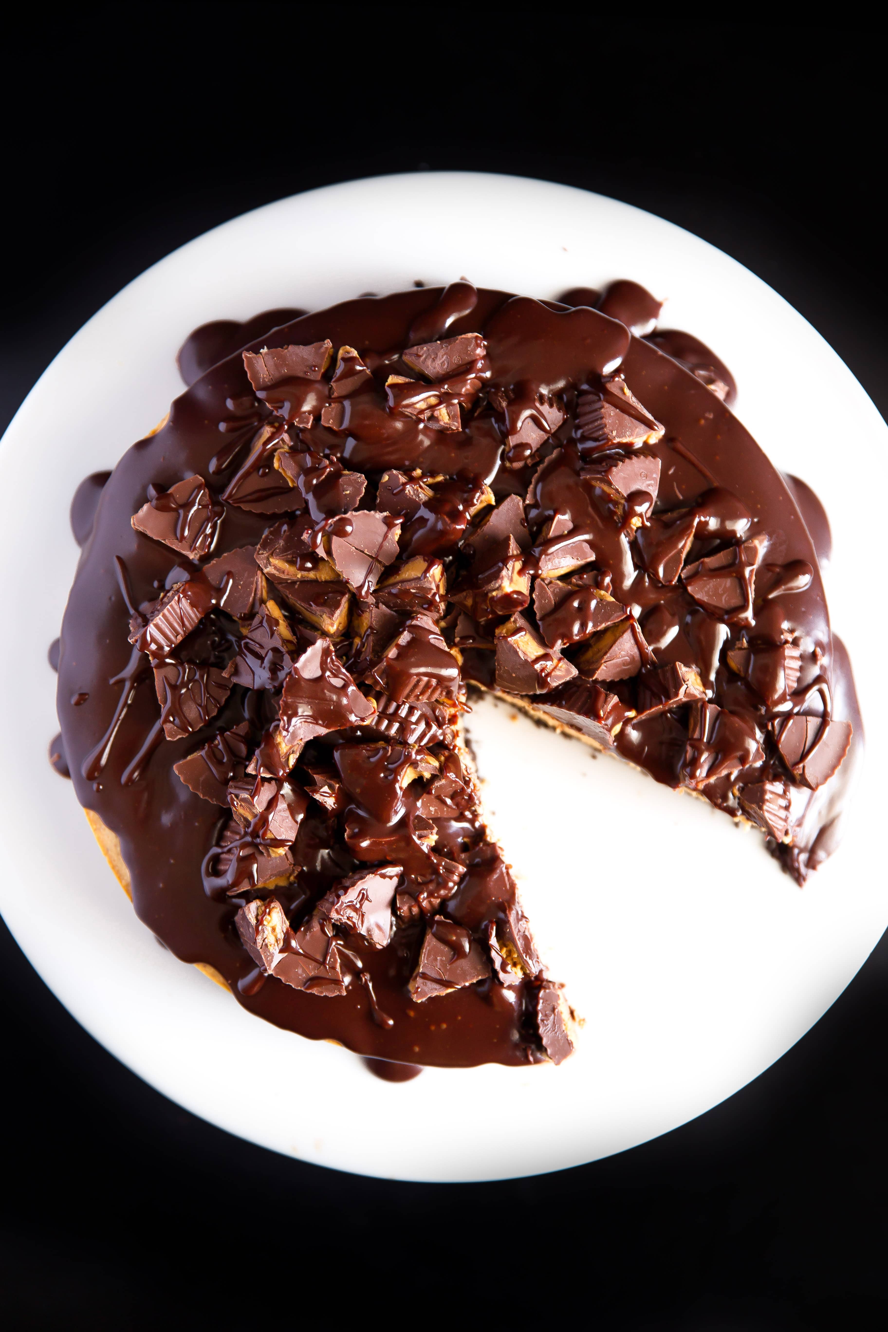 chocolate peanut butter cheesecake