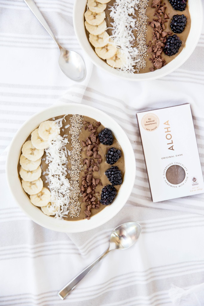 chocolate smoothie bowls