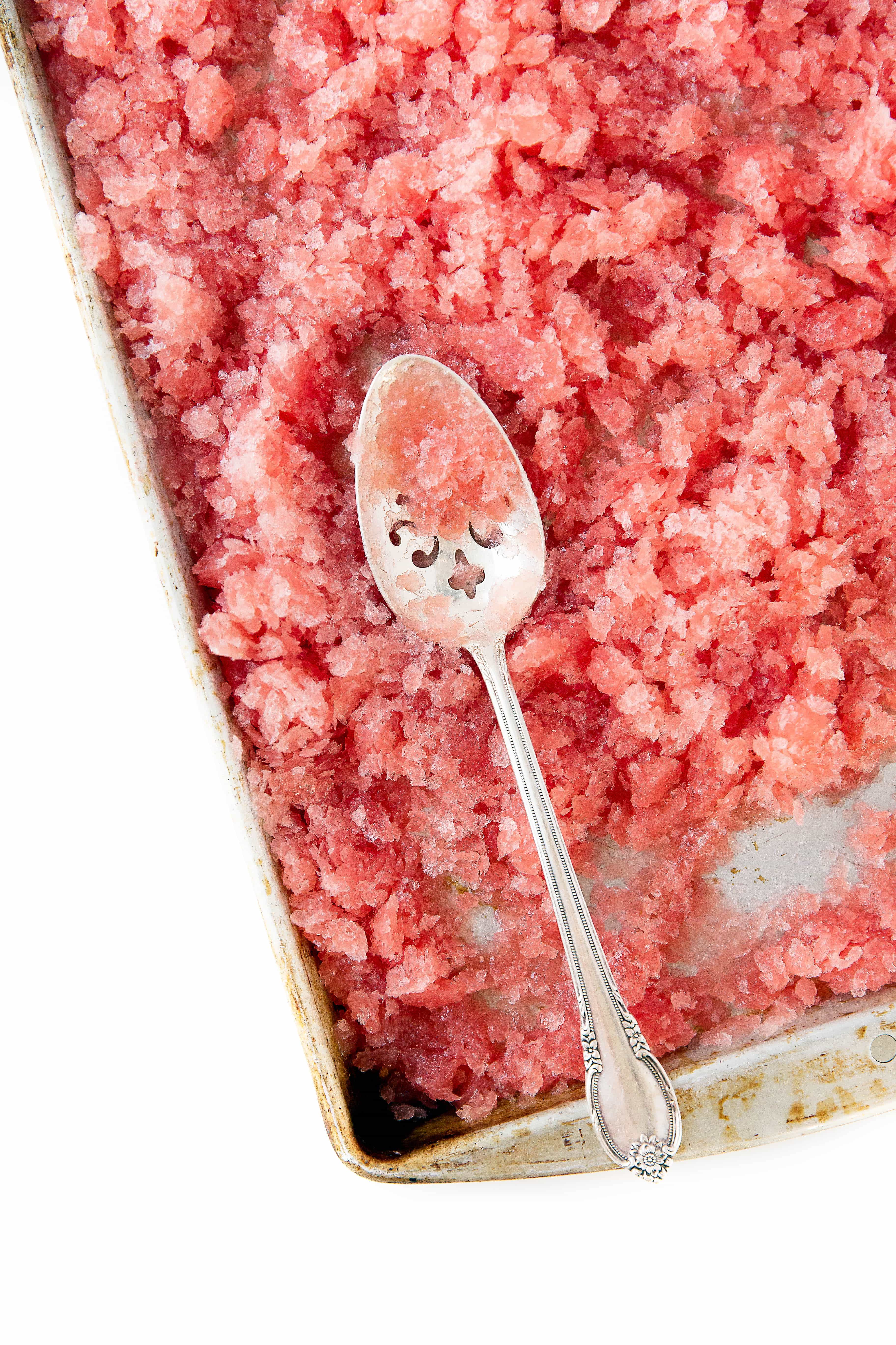 Watermelon Mojito Granita Recipe