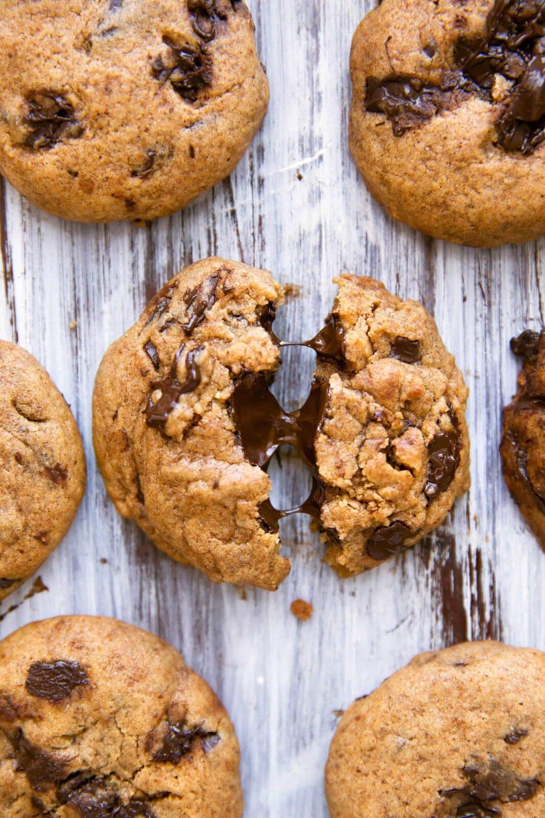 Softbatch Pumpkin Chocolate Chip Cookies: super soft and gooey pumpkin cookies loaded with chocolate chunks!