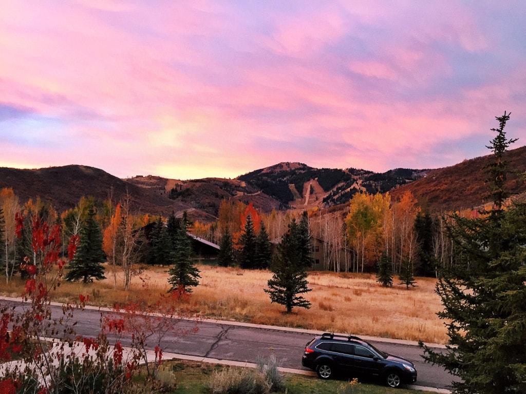 Our view from the retreat house.