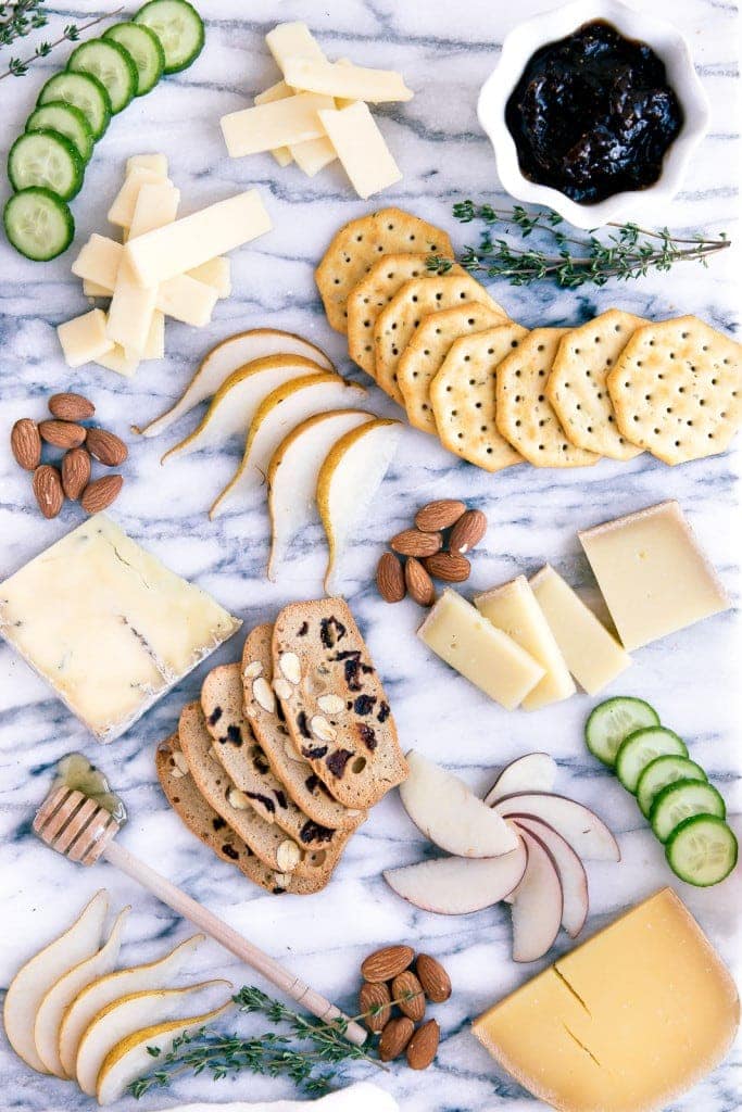 Everything you need for a perfect holiday cheese board in three easy categories!