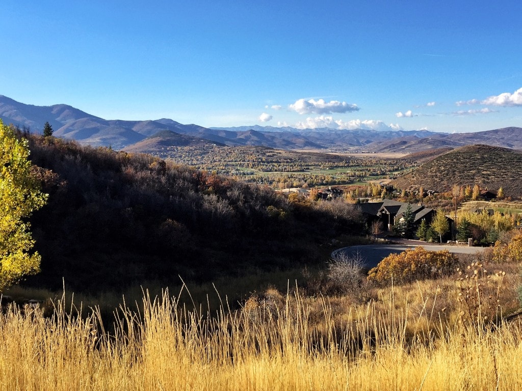 The view from our neighborhood in Deer Valley, Utah