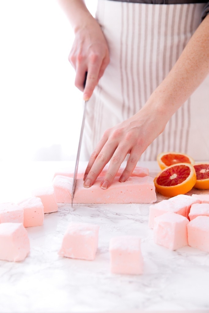 It's citrus season, let's celebrate with fluffy Blood Orange Marshmallows! 