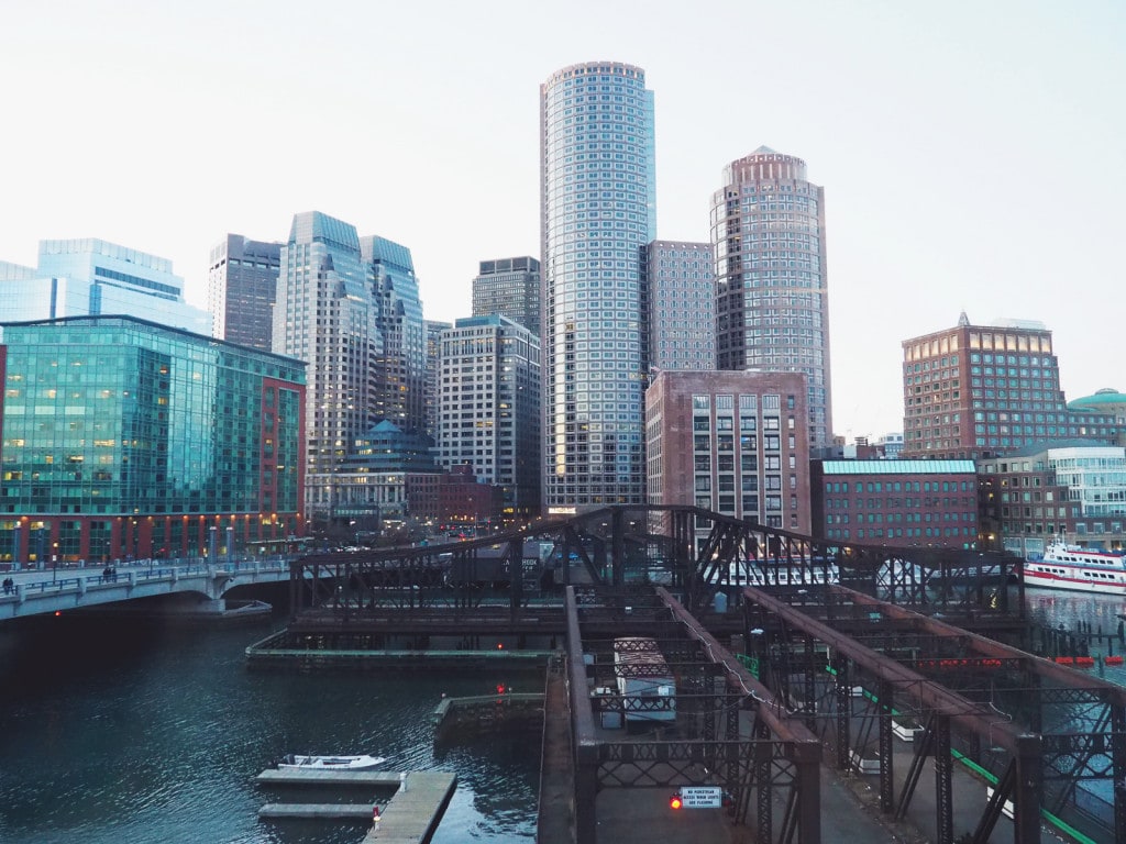 View from The Envoy Hotel, Boston
