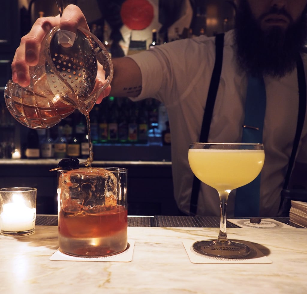 Drinks at The Hawthorne, Boston