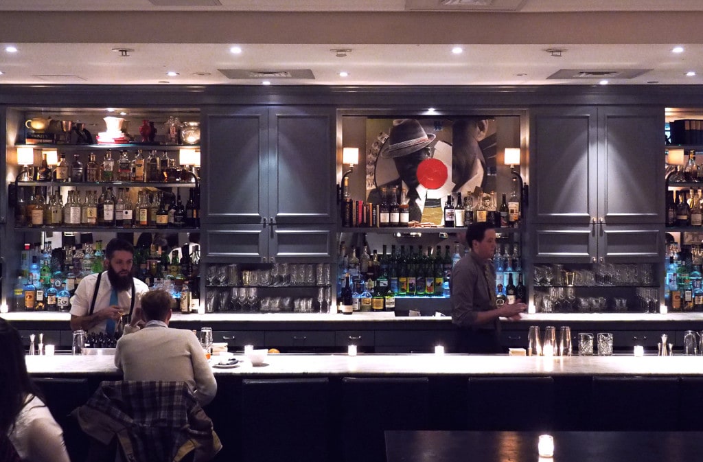 The bar at The Hawthorne, Boston