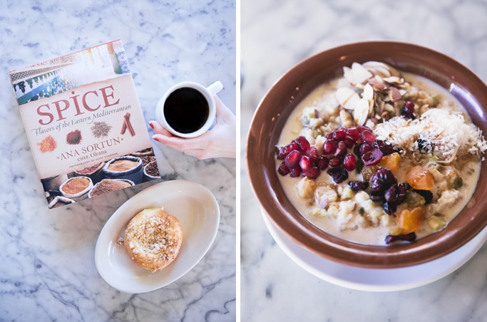 Breakfast at Sofra Bakery, Cambridge