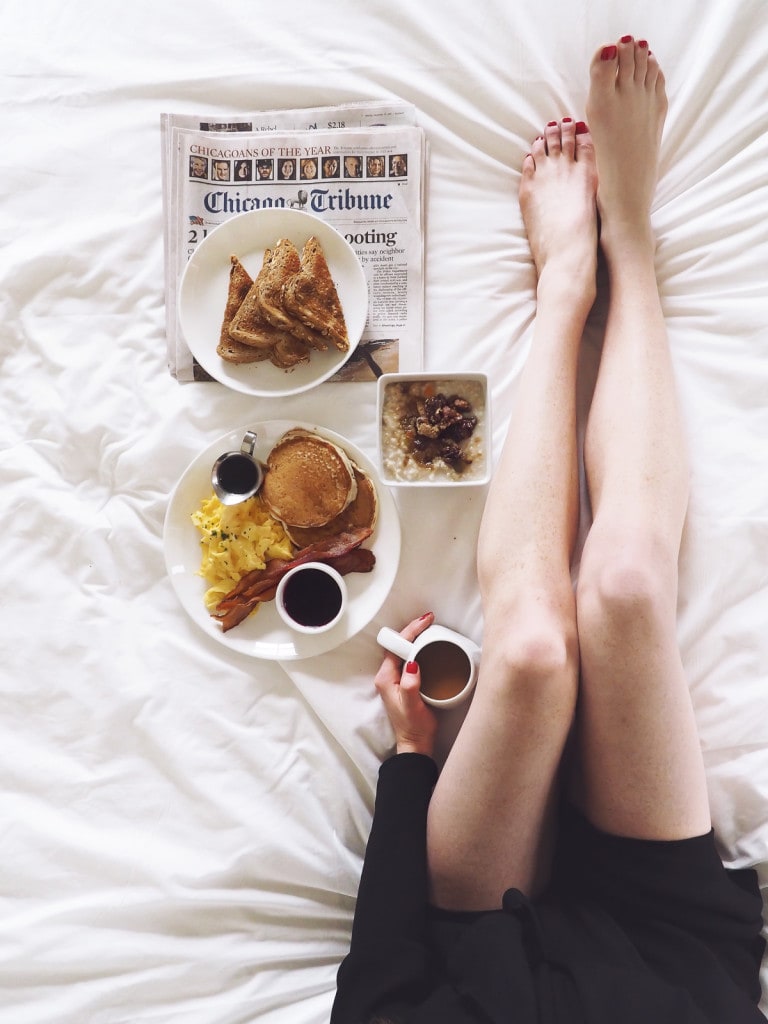 Room service at The Blackstone Hotel, Chicago