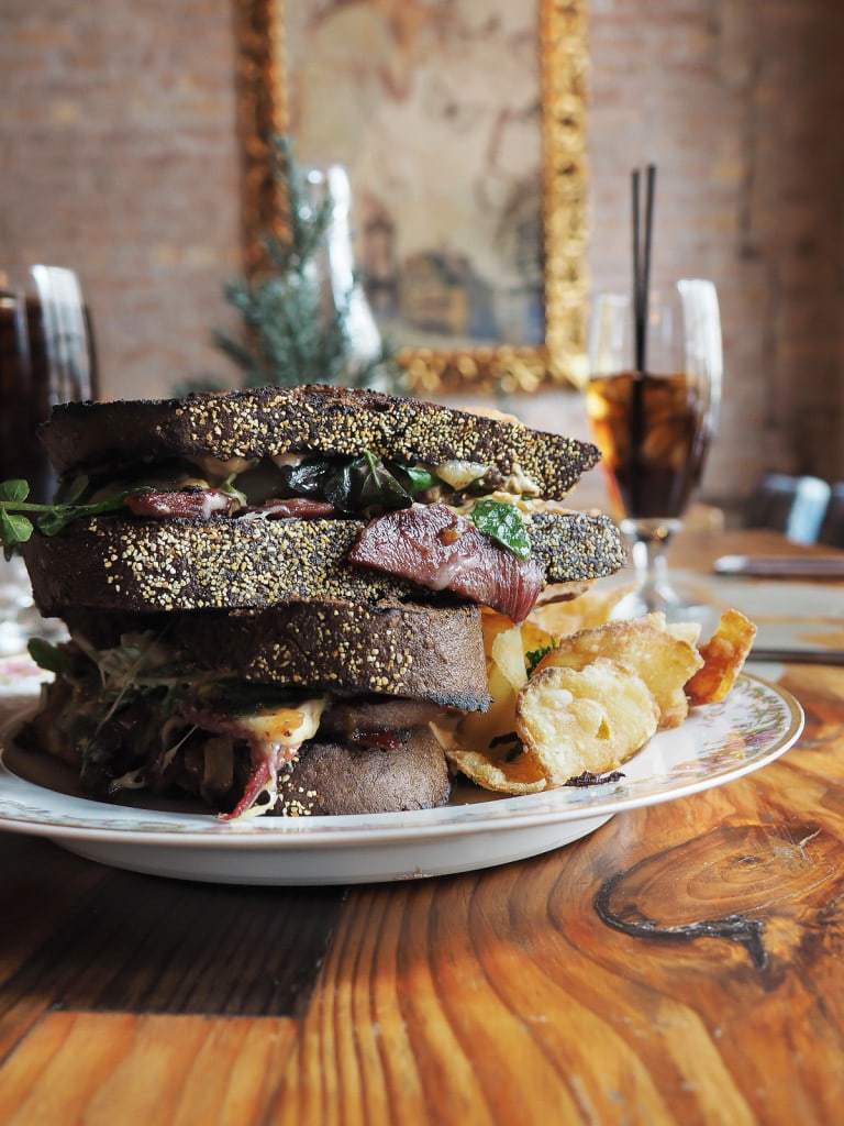 Pastrami Beef Tongue on Rye at Boho House, Chicago