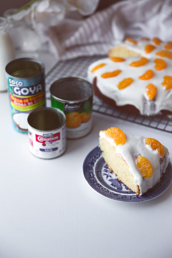 Coconut Lemon Cake slice 