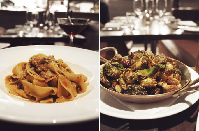 Bolognese & Brussels Sprouts at Dolce Italian, Chicago