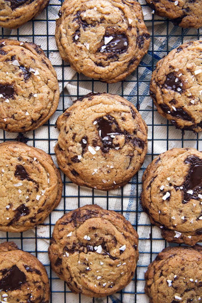olive oil cookies with chocolate chips