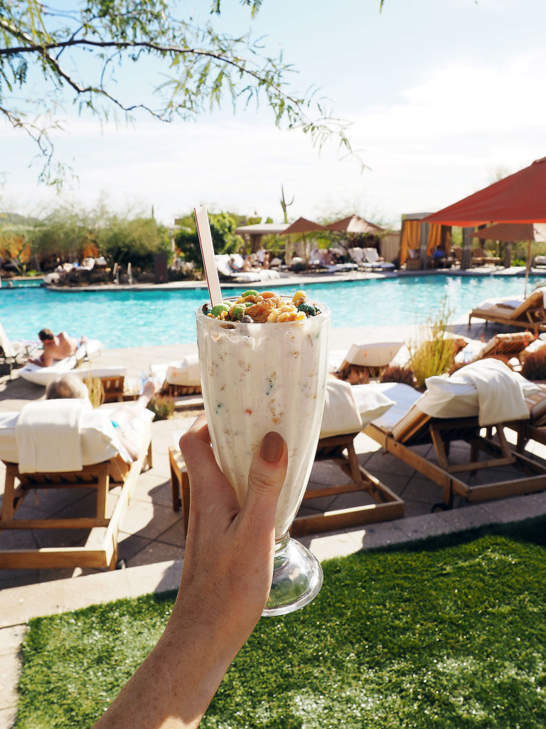 Milkshakes at Four Seasons Scottsdale