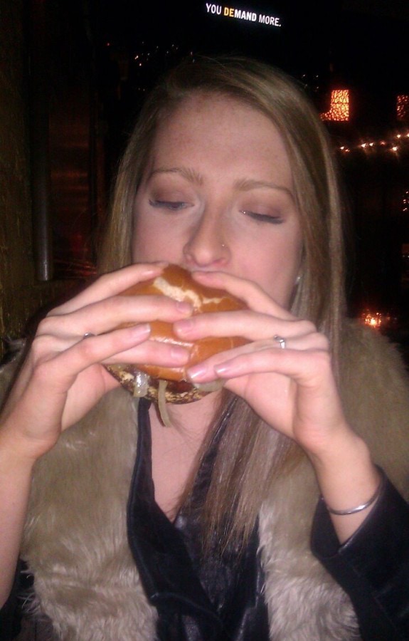 First bite of beef in a decade