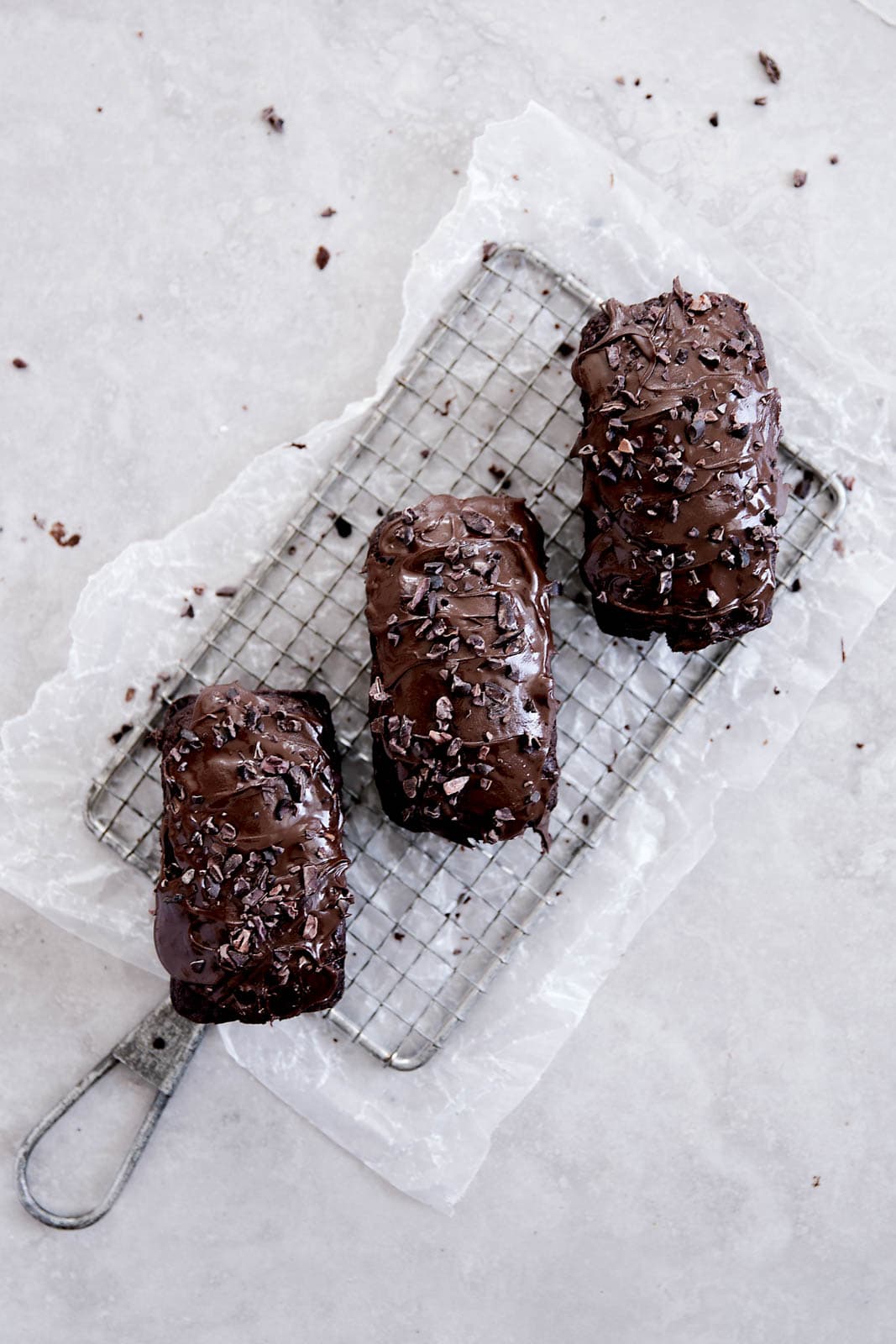 chocolate zucchini bread loaves 