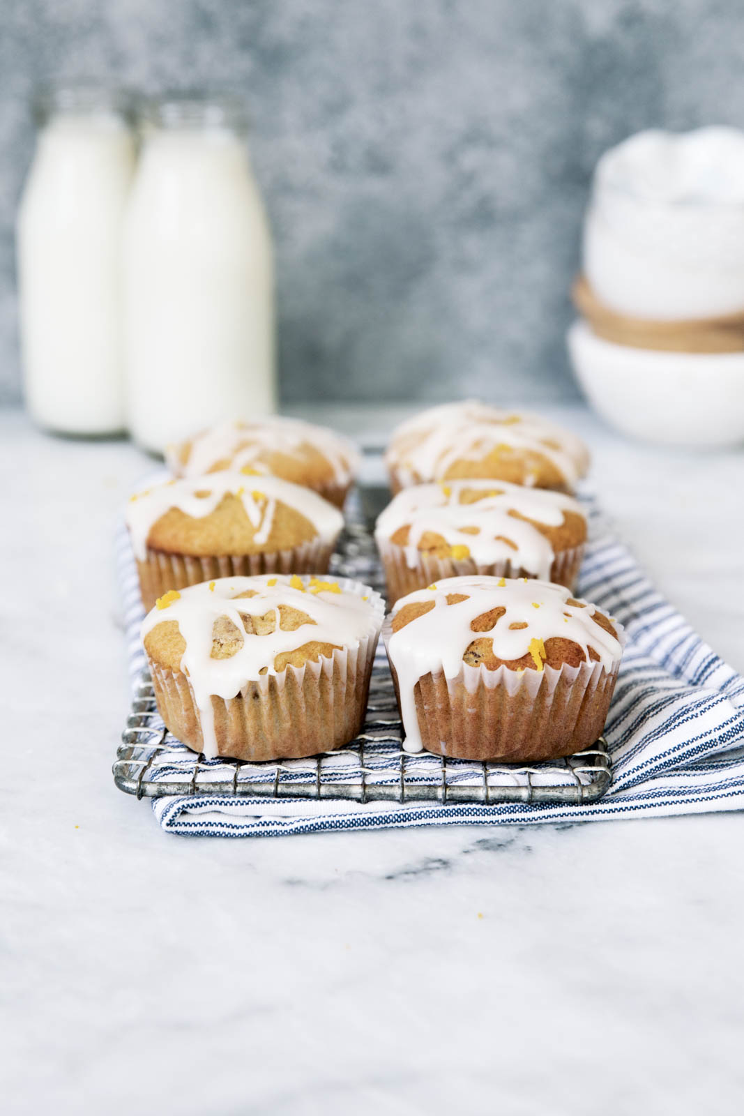 Orange Mascarpone Fig Muffins that taste like a muffin and a donut had a beautiful love child.