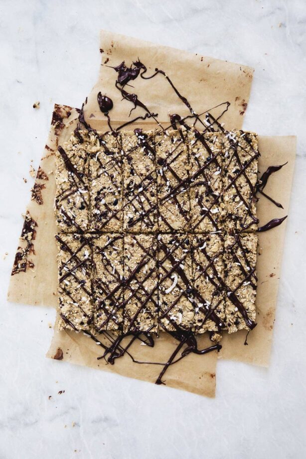 Raw, vegan, refined sugar free, and yet somehow still tasting like dessert, these raw tahini granola bars are THE next best thing!