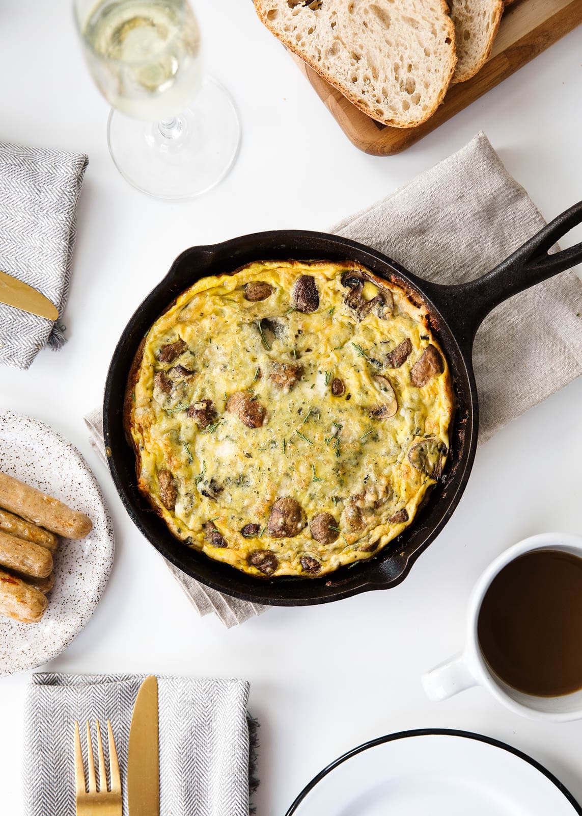 A bountiful 5-dish Christmas Brunch that takes 45 minutes from start to finish.