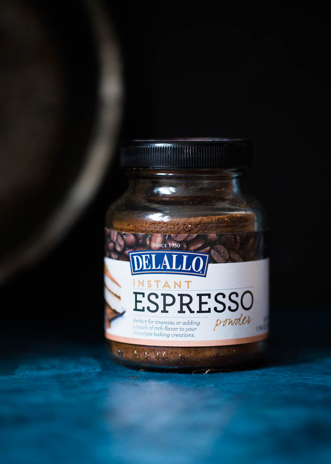 espresso powder in jar