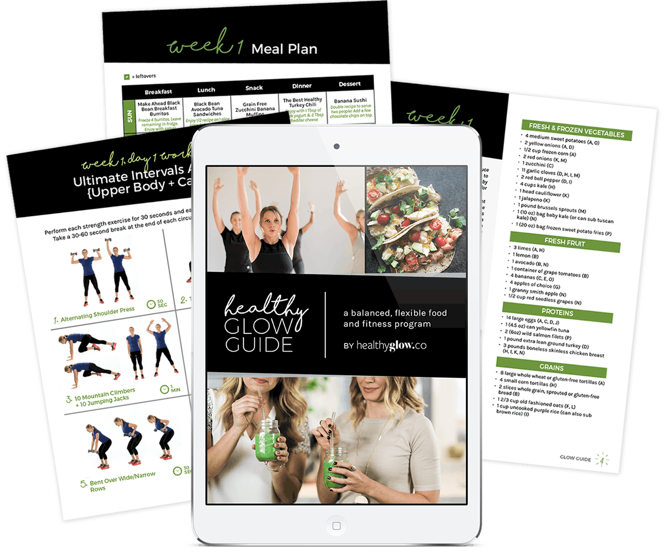 Healthy Glow Co workout guides