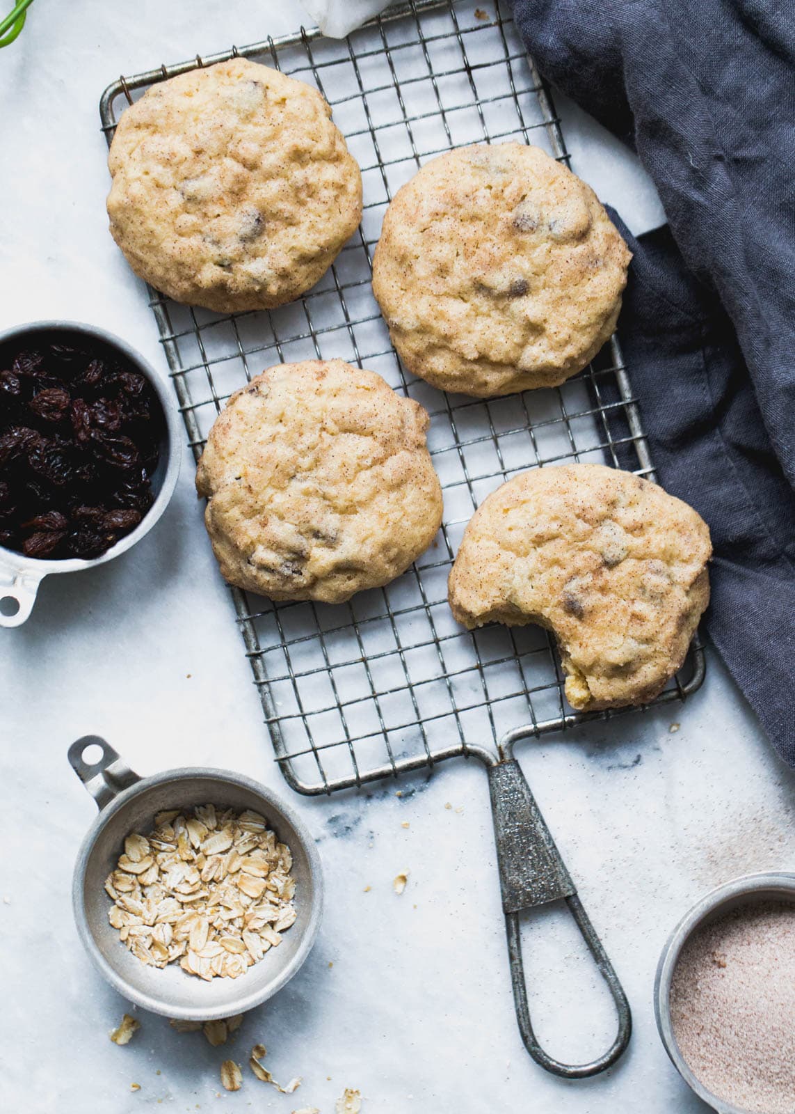 Oatmeal Raisin Snickerdoodle Cookies