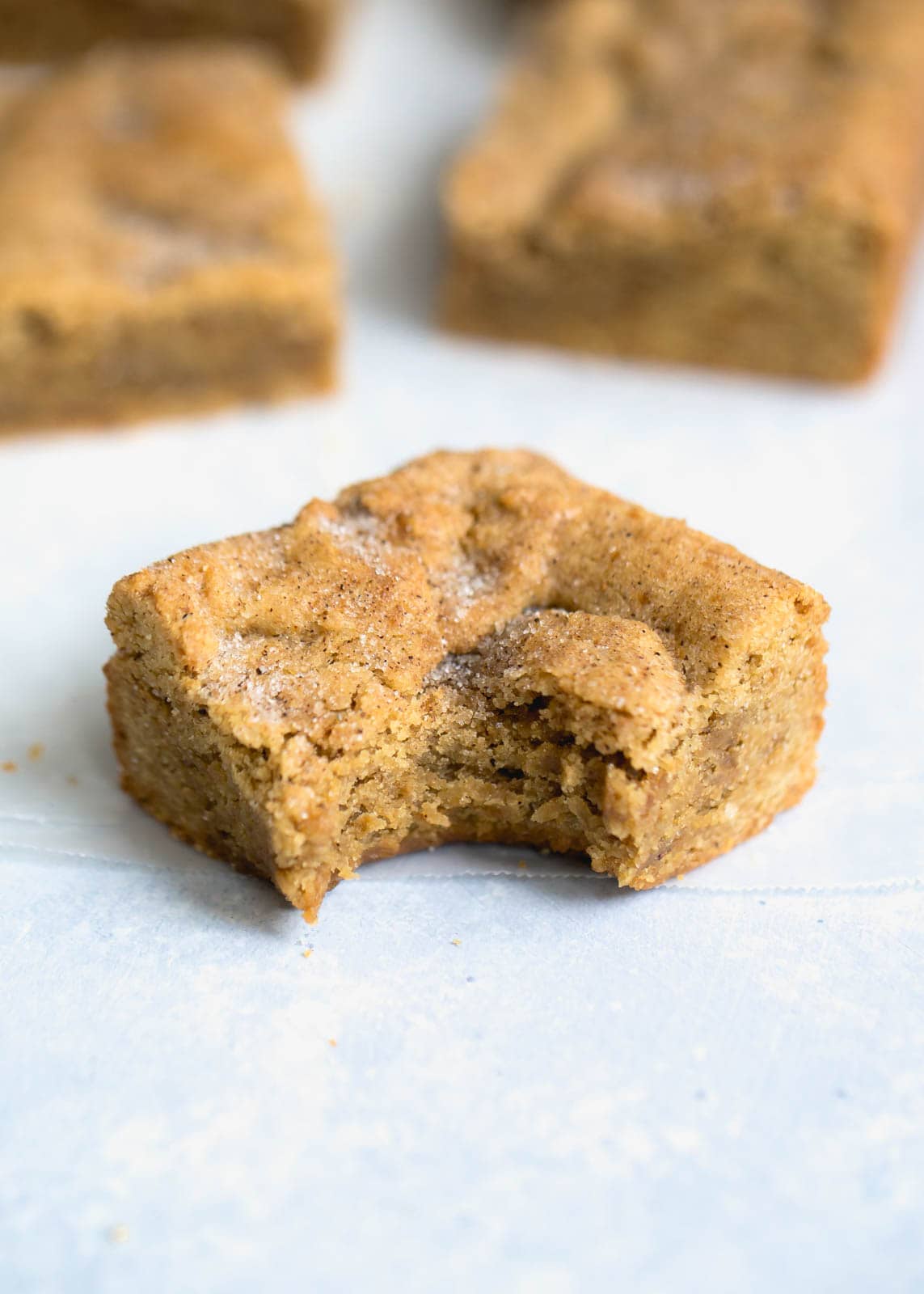 The easiest and most addicting Chewy Chai Blondies with hints of cardamom, ginger, and cinnamon!