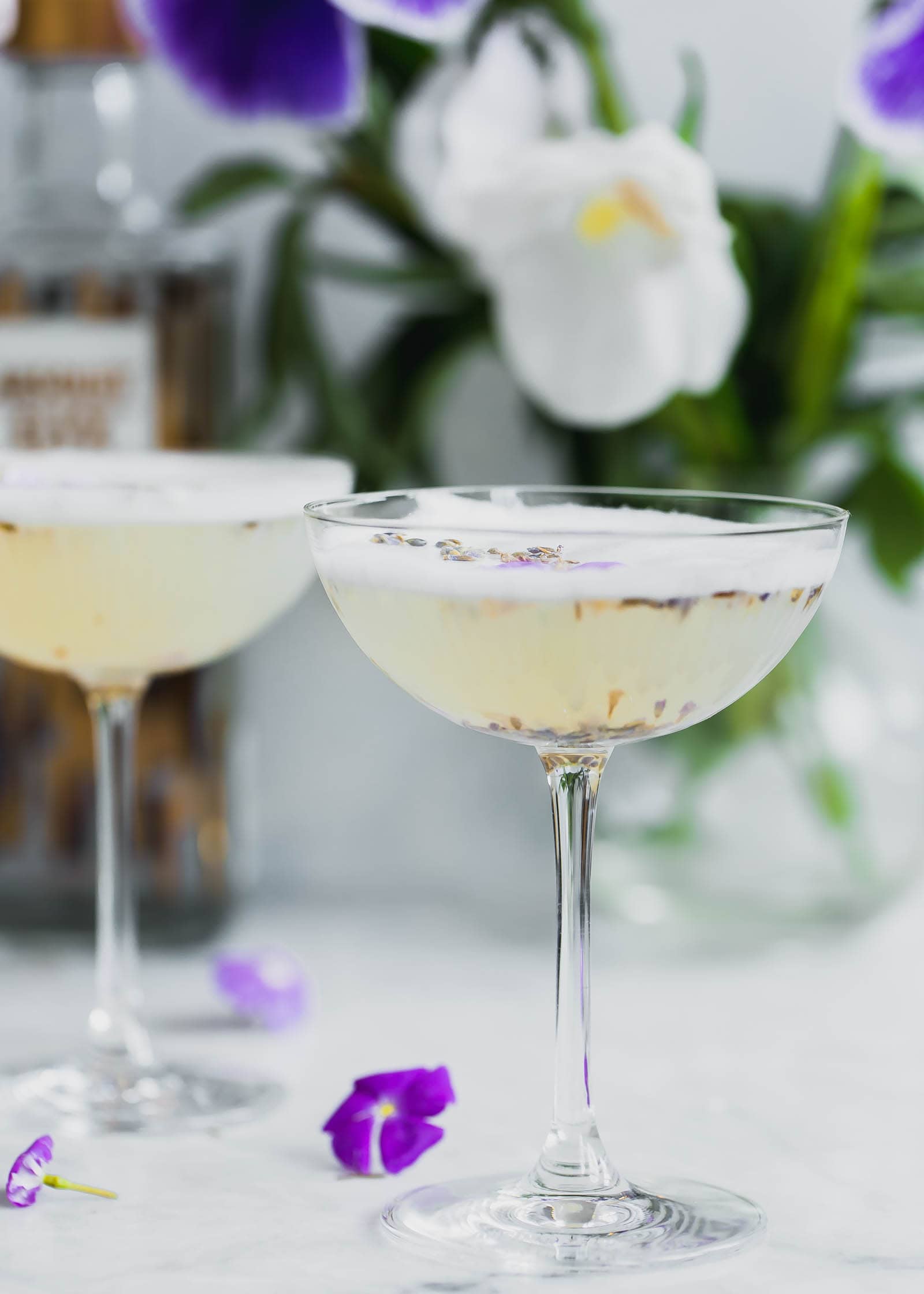 Lavender Coconut Vodka Sours