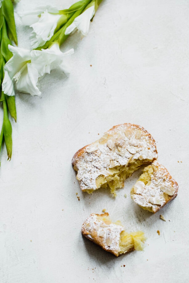 Meet Bostock: the thick-cut brioche dessert soaked in orange-almond syrup, topped with almond paste, and toasted to perfection.