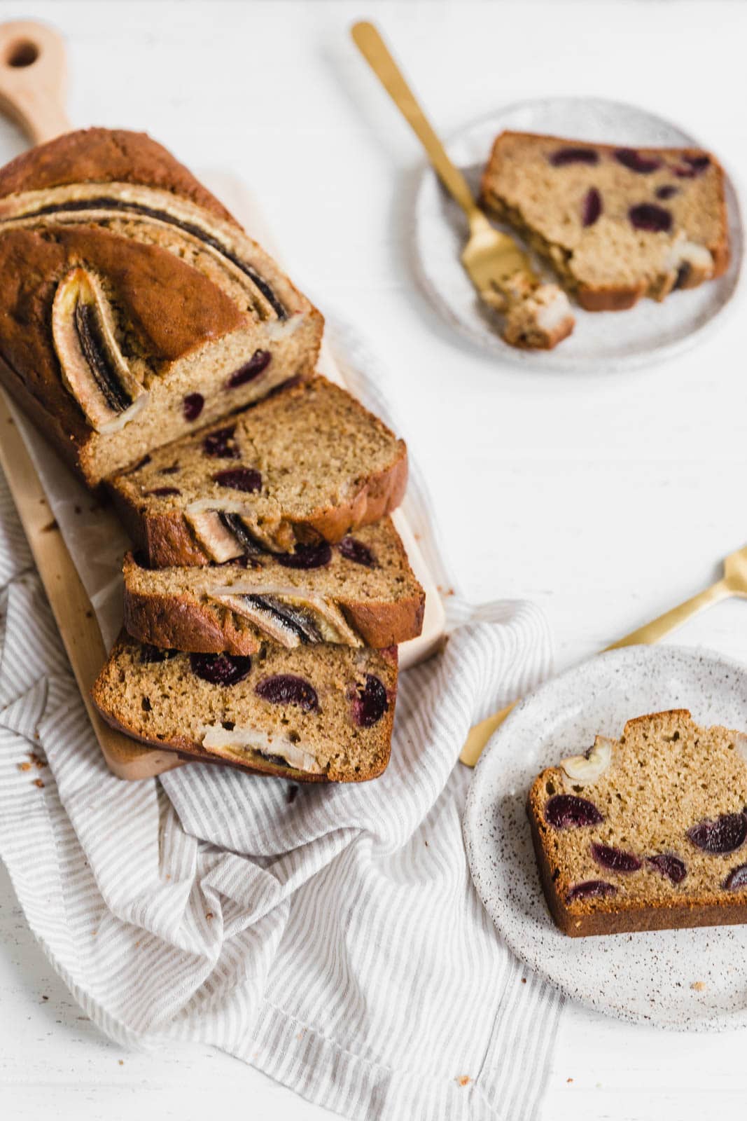 Bourbon Banana Cherry Bread