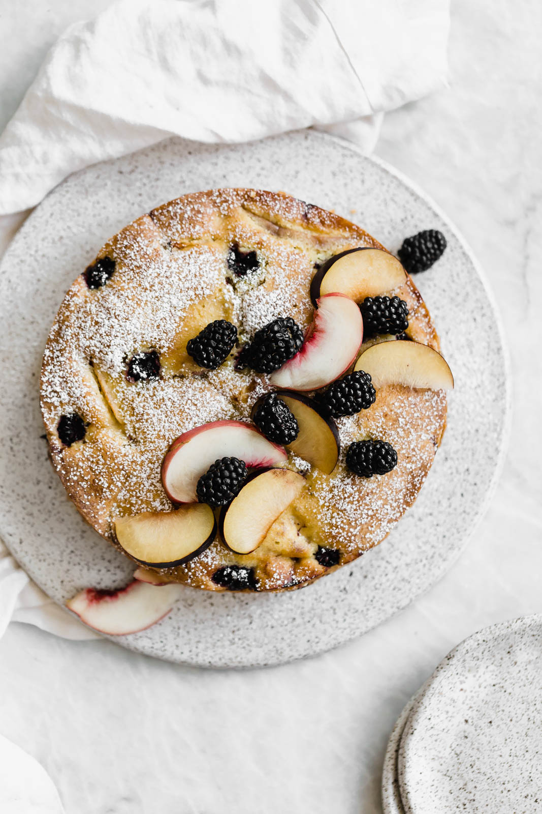 A delightfully summery one-bowl Semolina Olive Oil cake that is slightly sweet and surprisingly addicting! 