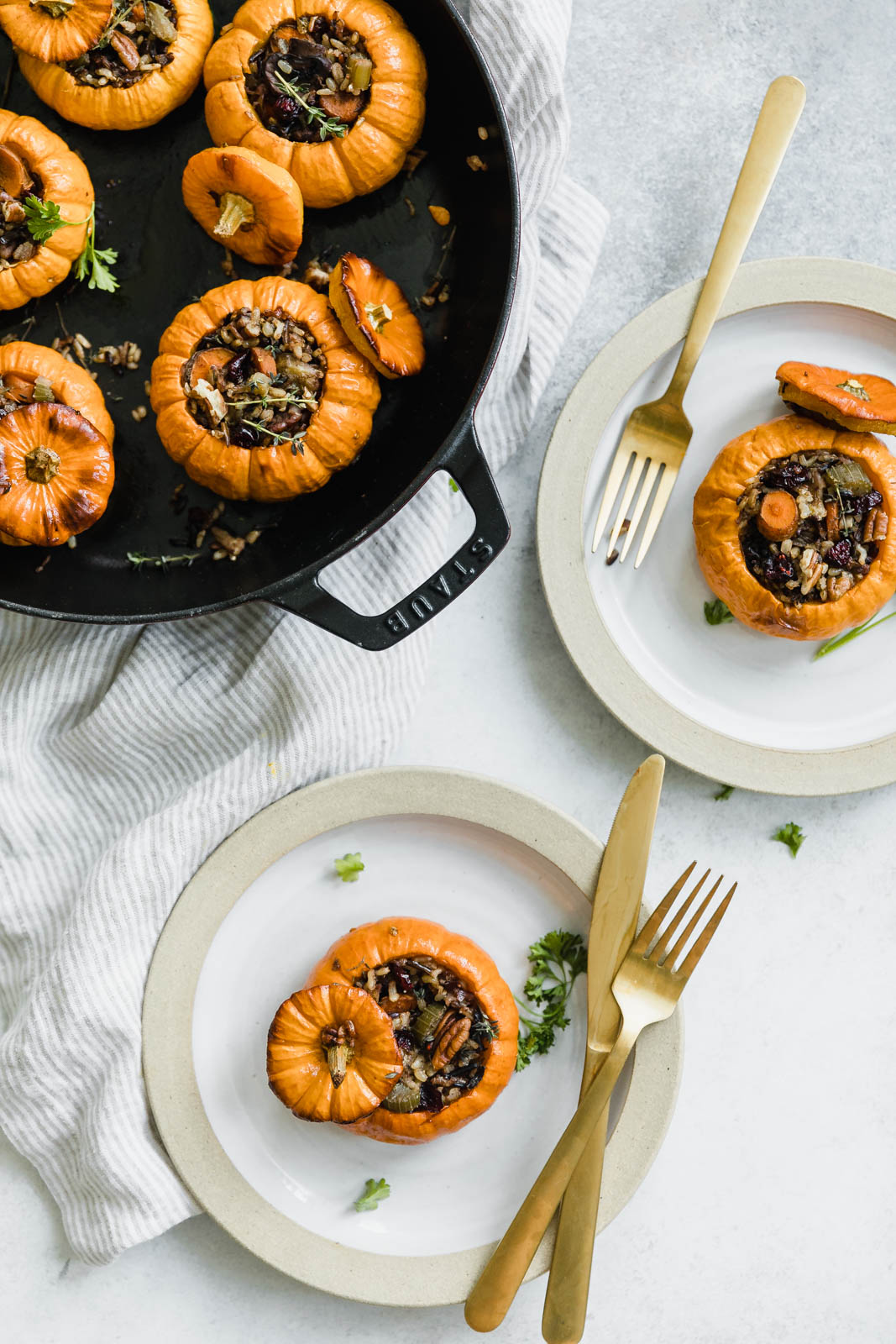 mini stuffed pumpkins