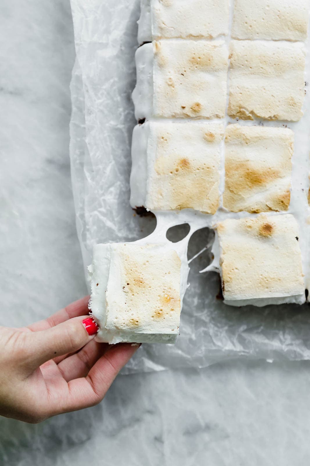 smores brownies in tray
