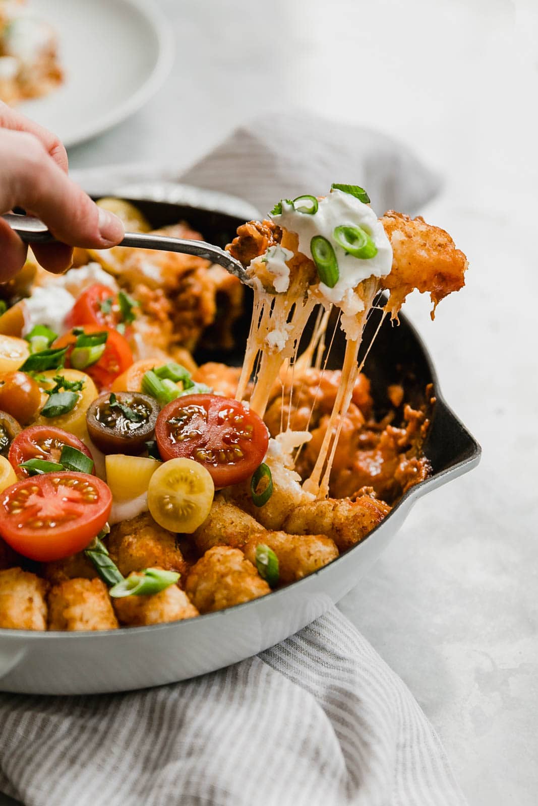 skillet tater tot casserole