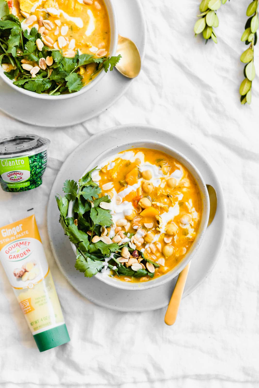 bowls of Turmeric Chicken Soup