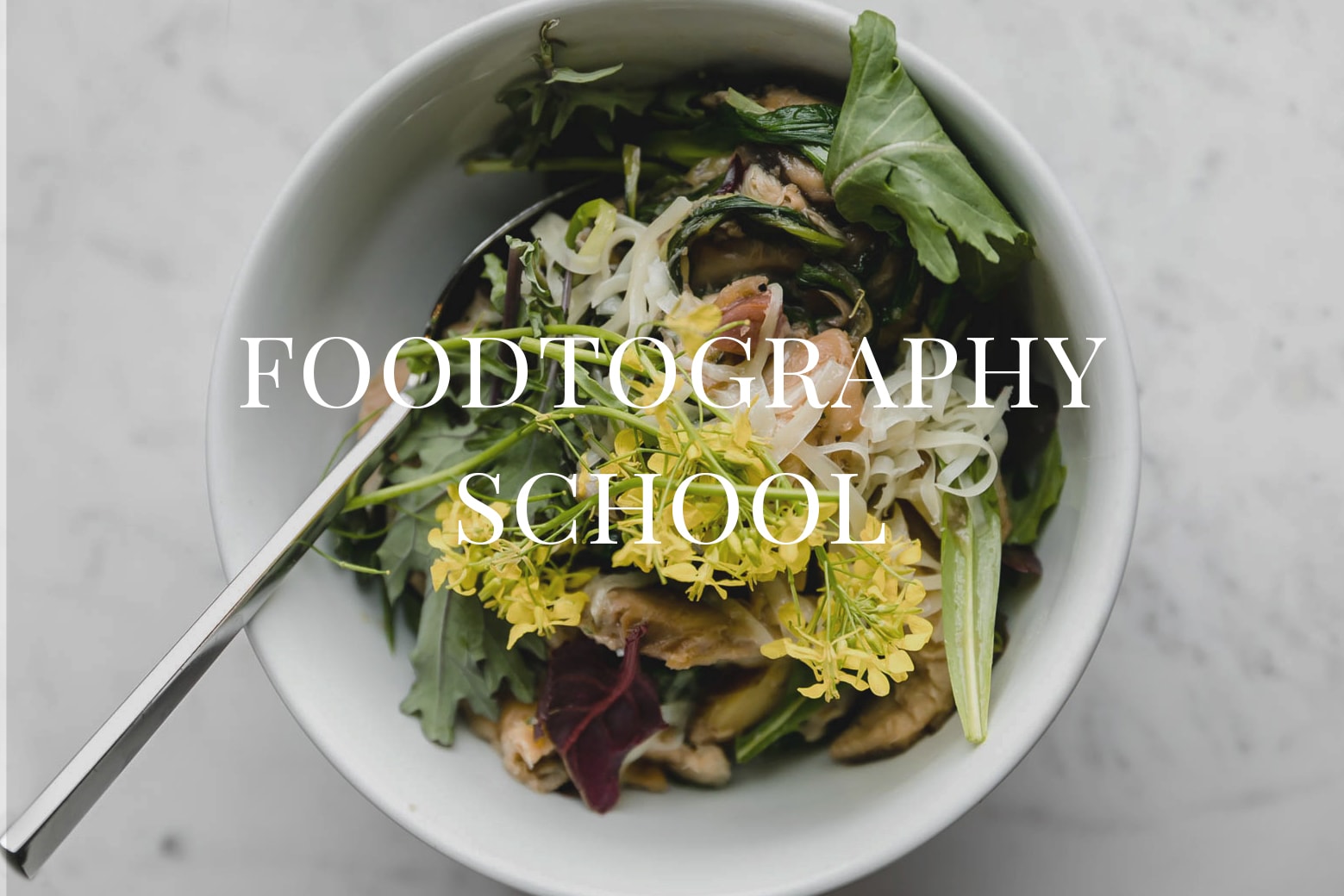 Foodtography School: a virtual food photography school designed to improve your food photography as both a skill and business in four weeks.