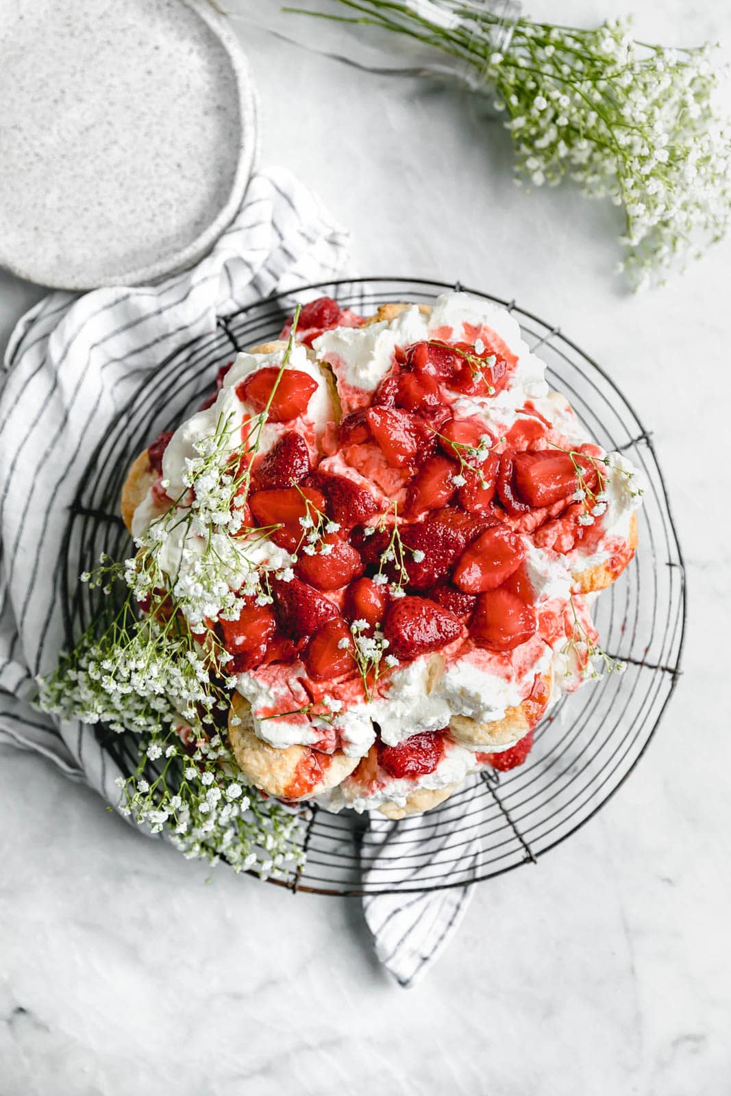 strawberry shortcake cake