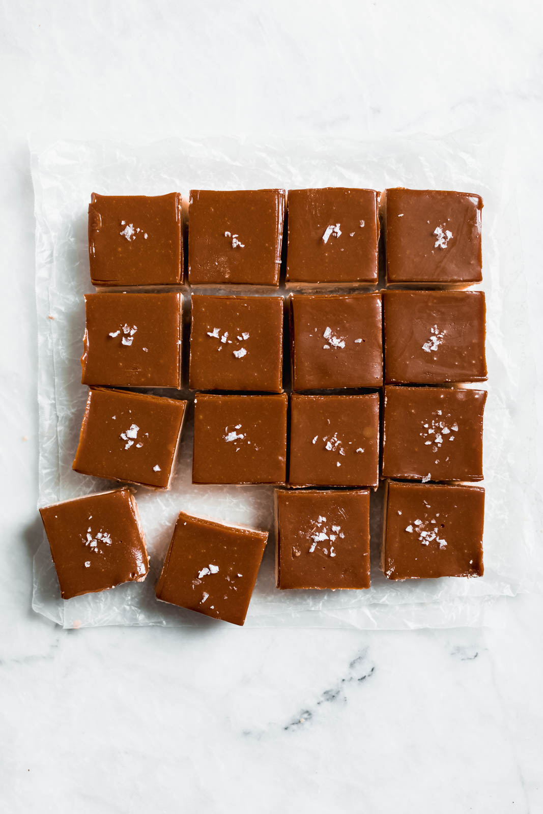 sliced Middle Eastern Millionaire's Shortbread