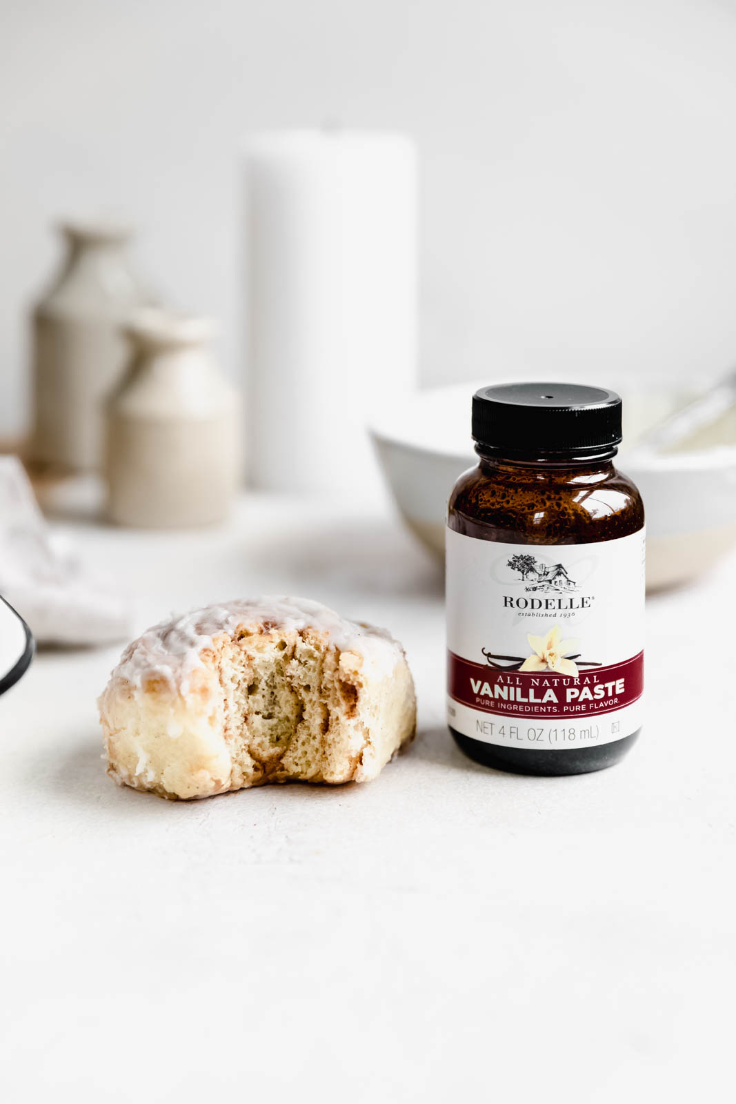 The softest, most perfect Cinnamon Buns I've ever had, made with vanilla beans and a cream cheese frosting. Well worth the effort!!!