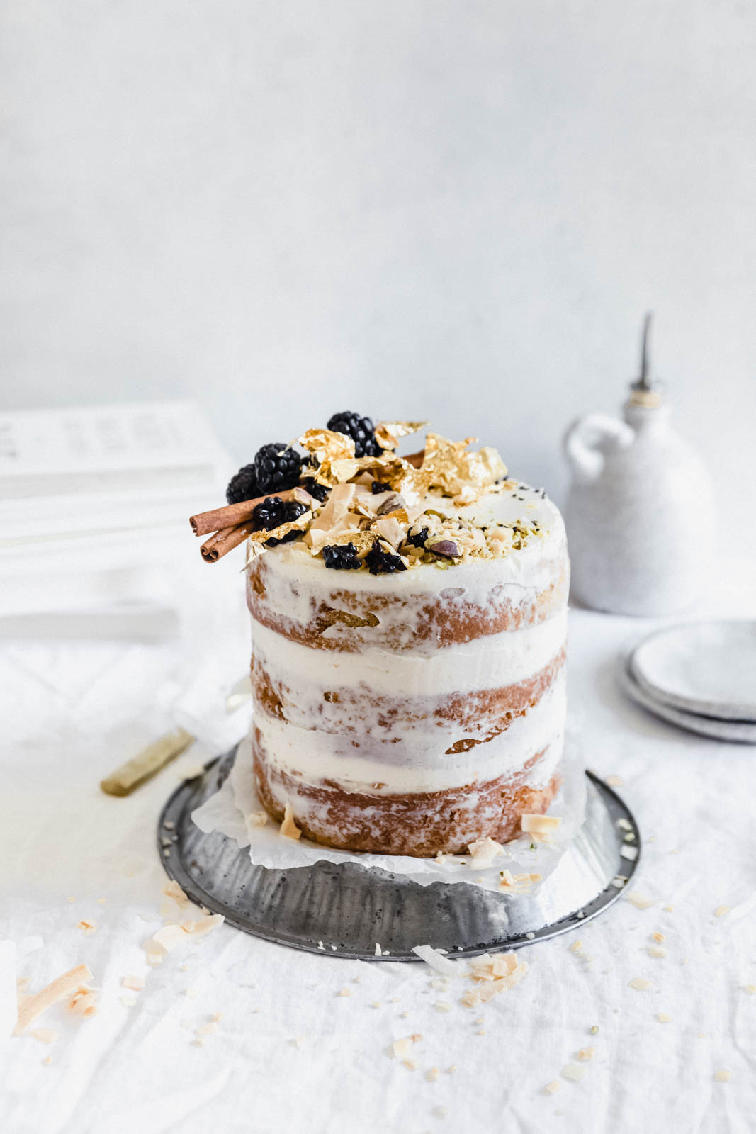 Like chai tea in a cake, this Chai Spice Cake with Vanilla Cream Cheese Frosting is delicately spiced with cinnamon, cardamom, and ginger. YUMMA.
