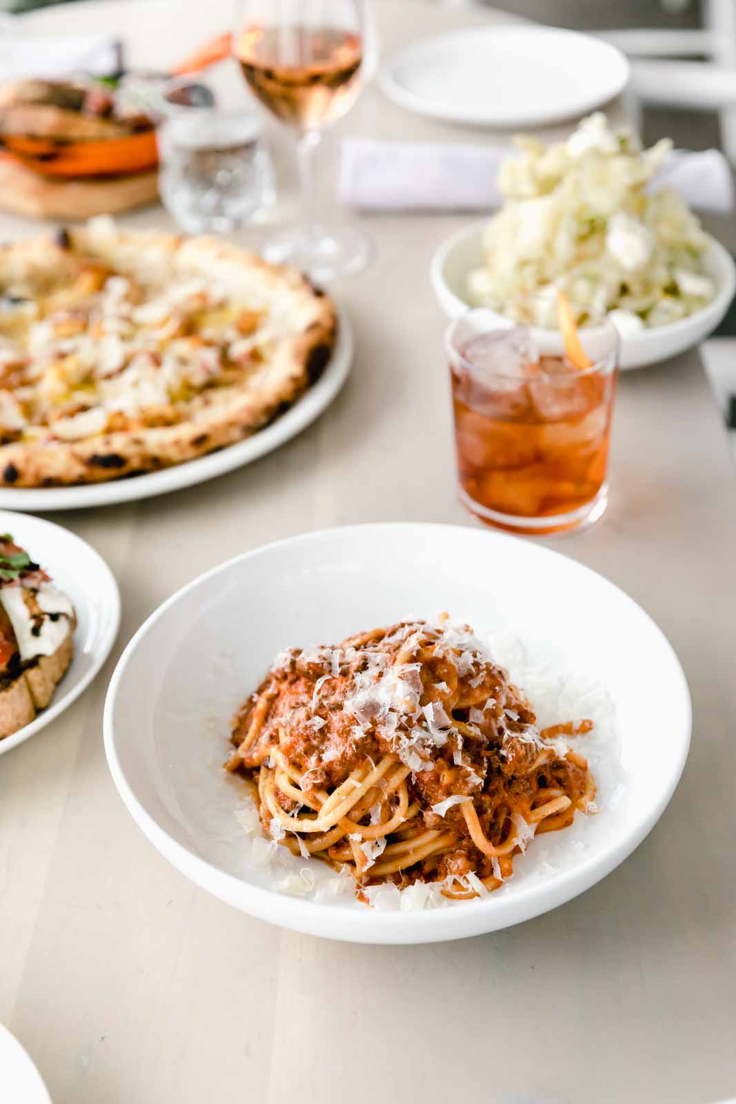 A modern and bright Restaurant Engagement Photo Shoot in downtown Toronto