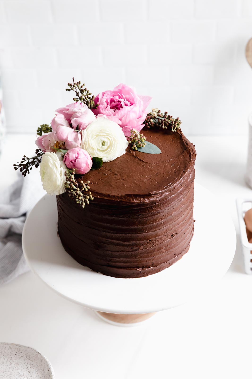 Make any day feel like a birthday with the best ever vanilla cake with chocolate frosting. This cake IS the celebration!