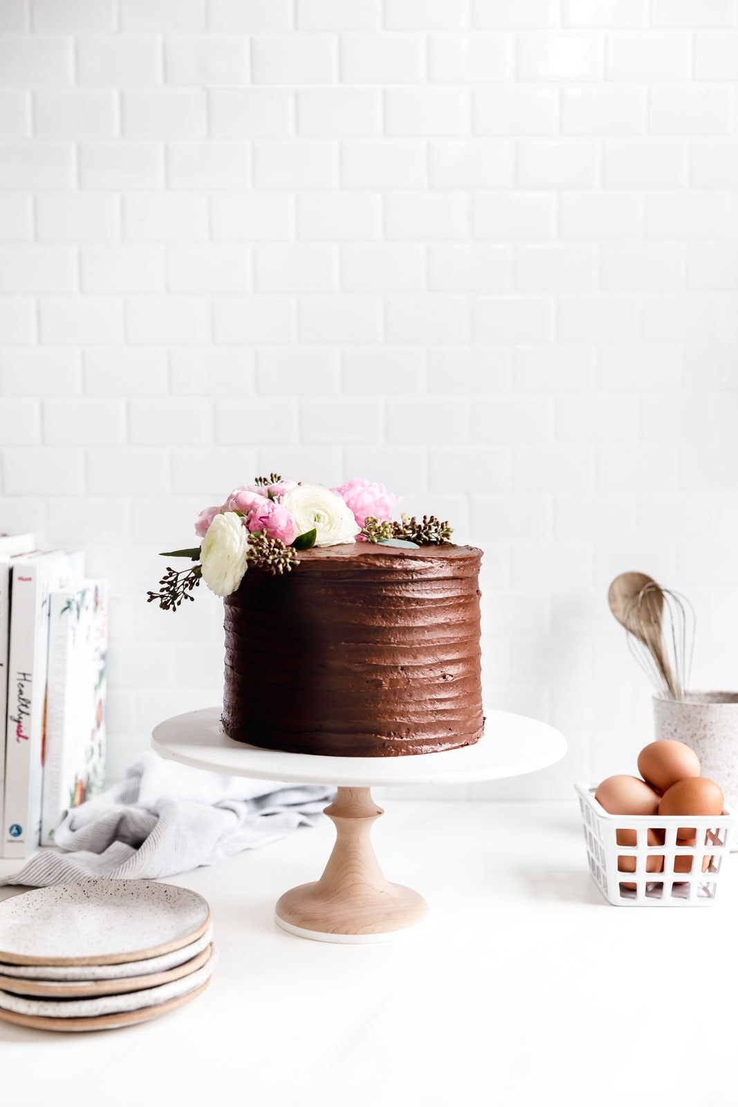Make any day feel like a birthday with the best ever vanilla cake with chocolate frosting. This cake IS the celebration!