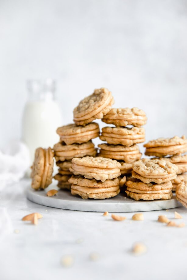 Halfway to Heaven Peanut Butter Cookies: this recipe is nearly all in halves, which makes it super easy to remember. And they're beyond heavenly!