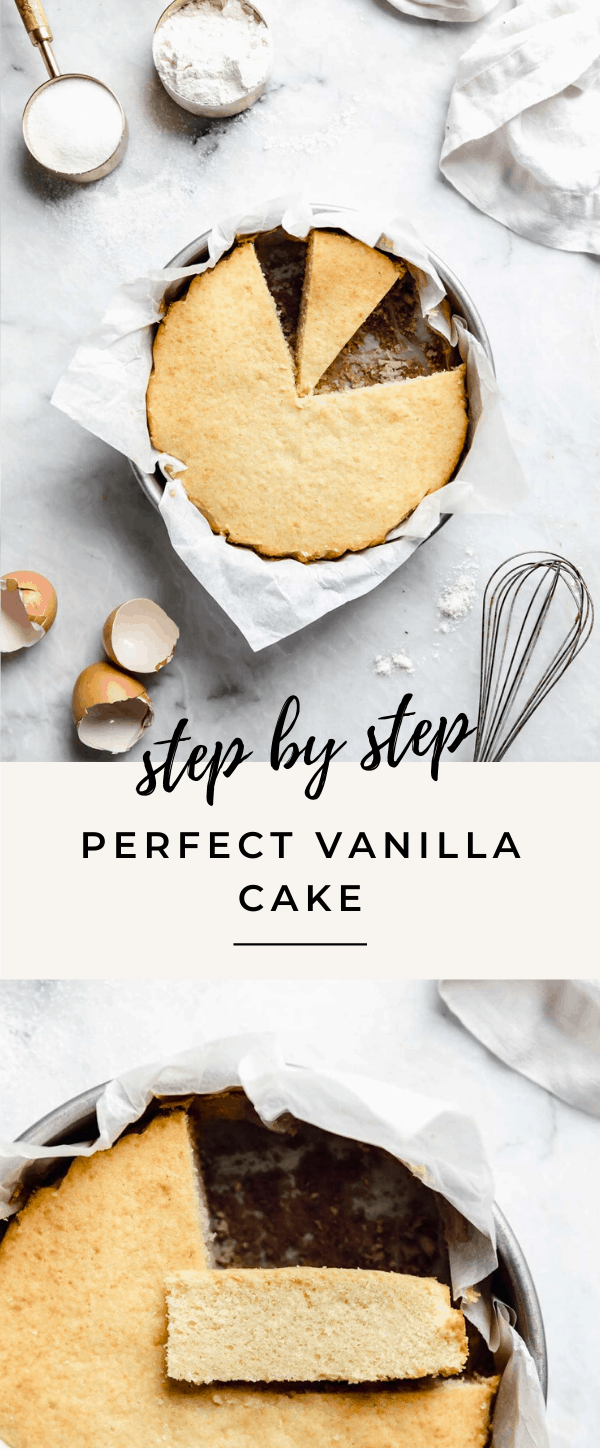we're breaking down how to make the best vanilla cake ever. With step by step photos to take out annnny guesswork.